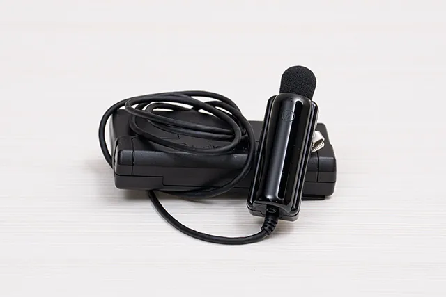 赤外線ワイヤレスピンマイクの写真