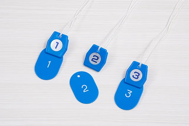 クローク札の写真