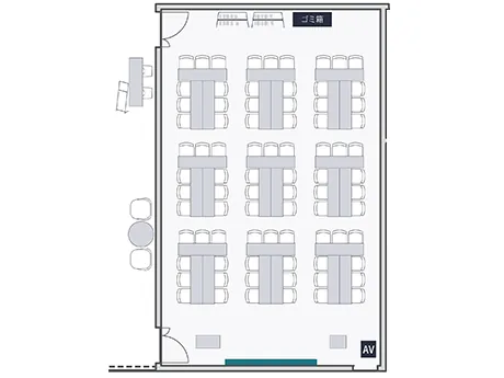 島形式のレイアウト